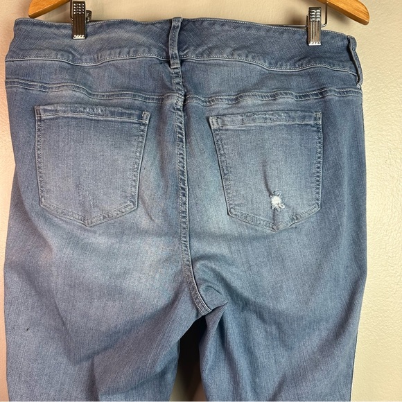 Torrid Side Stripe Jegging Premium Stretch Light Wash Jeans Sz20R - Picture 6 of 11
